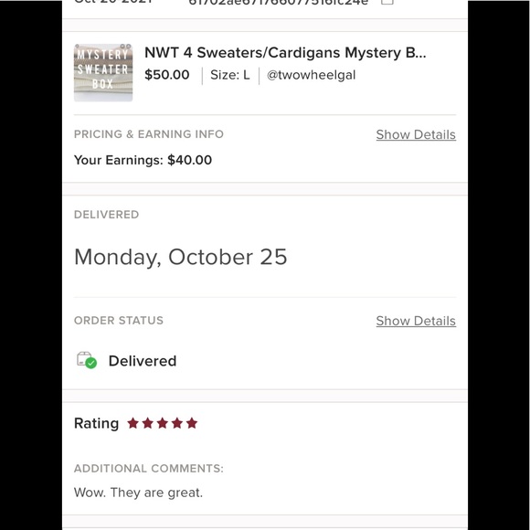 4 Sweaters/Cardigans Mystery Box $60 - Picture 5 of 5